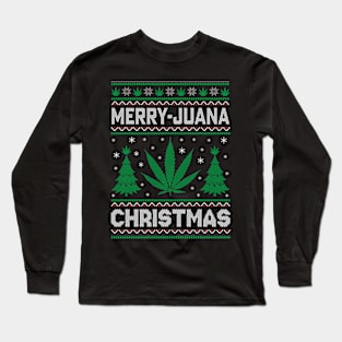 Merry Juana Christmas Long Sleeve T-Shirt